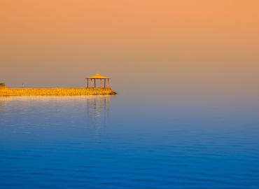 Sunset on a charming LAKE - Fayoum